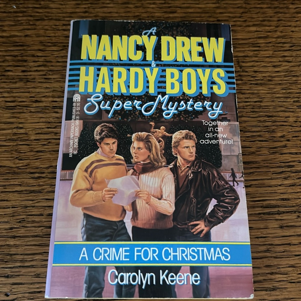 Vintage Nancy Drew & Hardy Boys Super Mystery book.